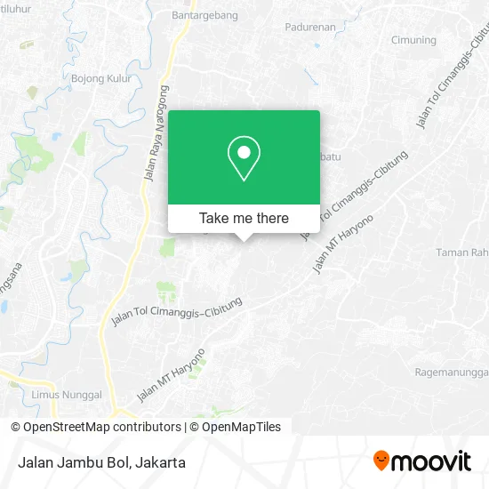 Jalan Jambu Bol, Setu map