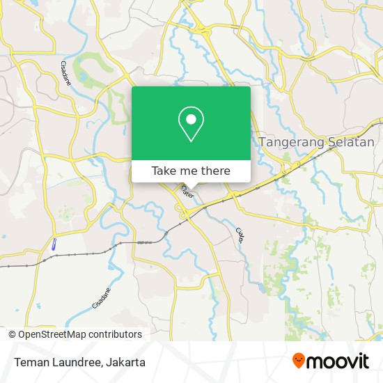 Teman Laundree map