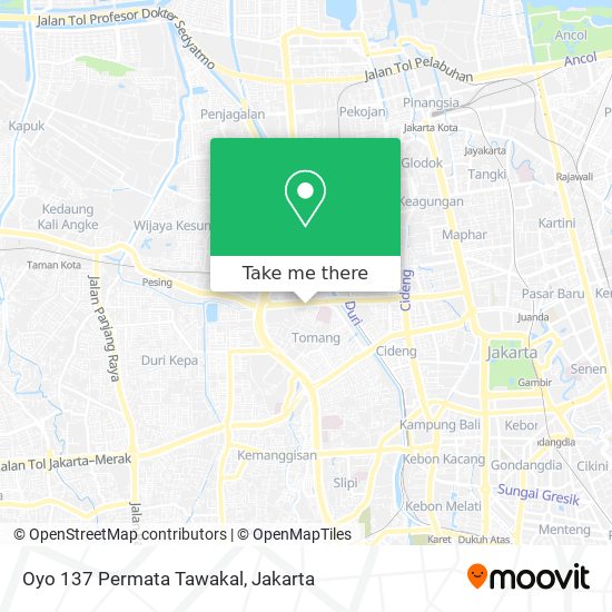 Oyo 137 Permata Tawakal map