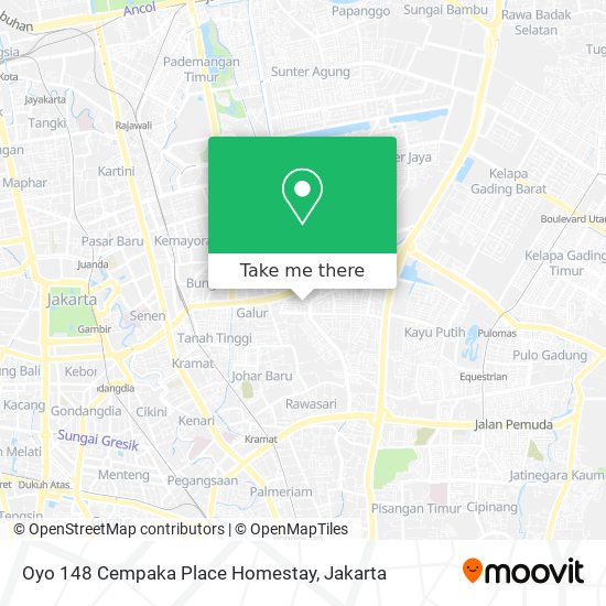 Oyo 148 Cempaka Place Homestay map