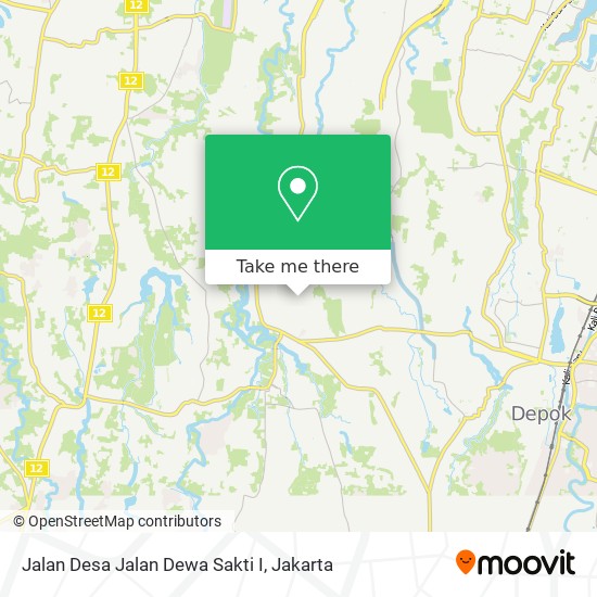 Jalan Desa Jalan Dewa Sakti I map