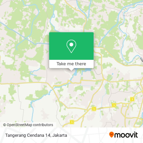 Tangerang Cendana 14 map