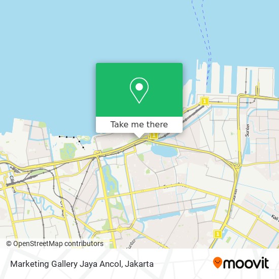 Marketing Gallery Jaya Ancol map