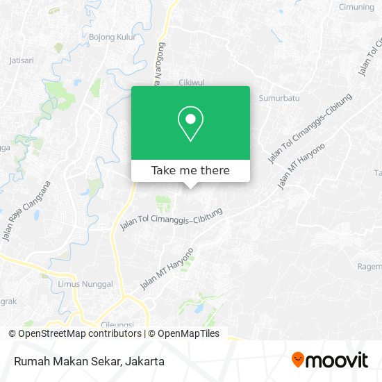 Rumah Makan Sekar map