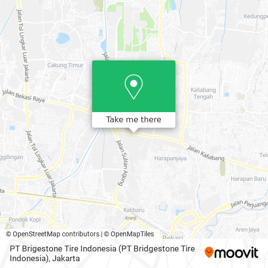 PT Brigestone Tire Indonesia map