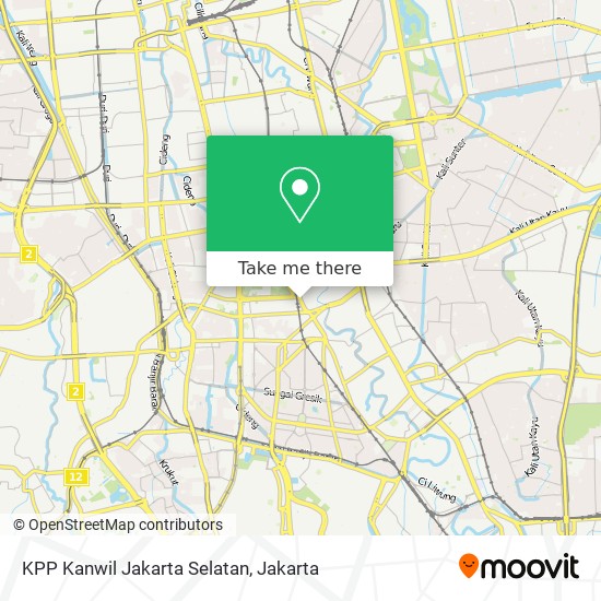 KPP Kanwil Jakarta Selatan map