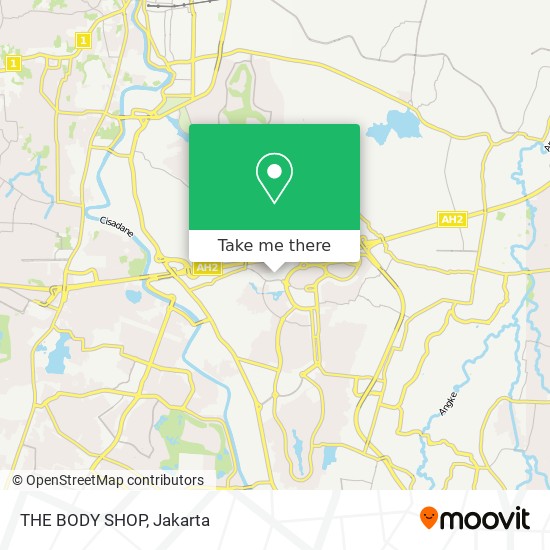 THE BODY SHOP map