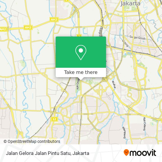 Jalan Gelora Jalan Pintu Satu map