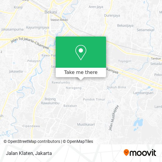 Jalan Klaten map