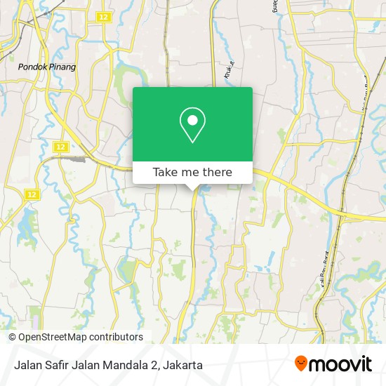 Jalan Safir Jalan Mandala 2 map