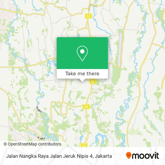 Jalan Nangka Raya Jalan Jeruk Nipis 4 map