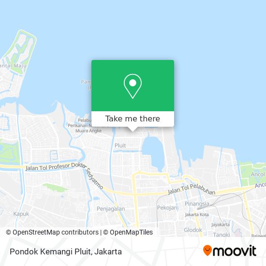 Pondok Kemangi Pluit map