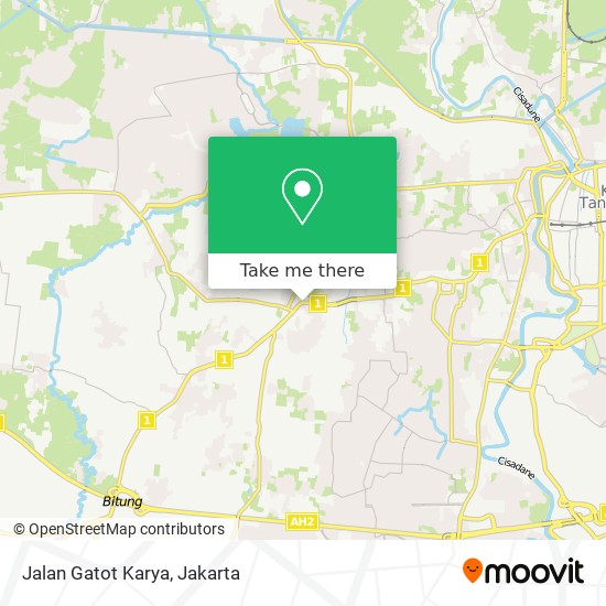 Jalan Gatot Karya map