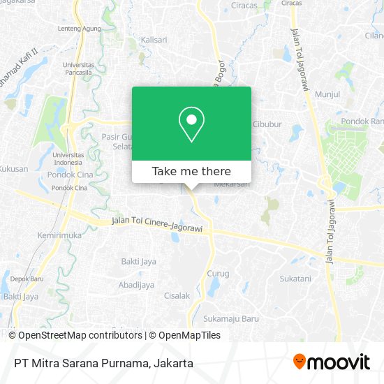 PT Mitra Sarana Purnama map