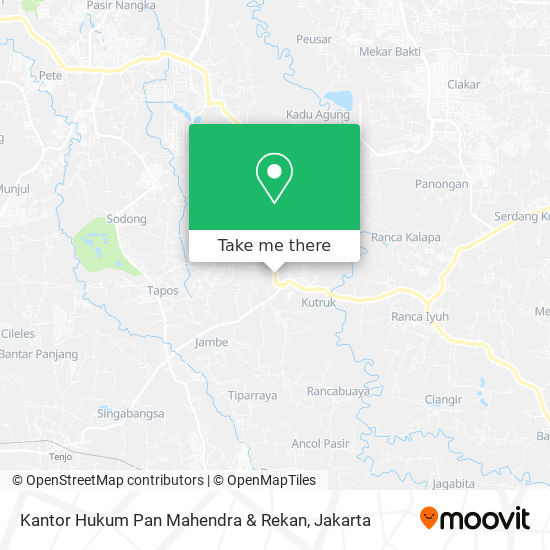 Kantor Hukum Pan Mahendra & Rekan map