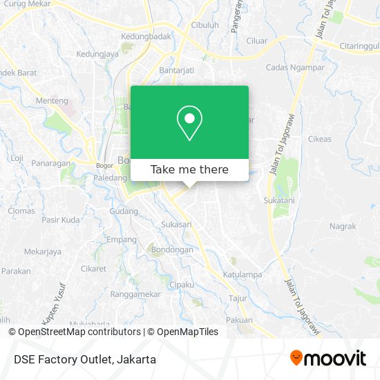 DSE Factory Outlet map