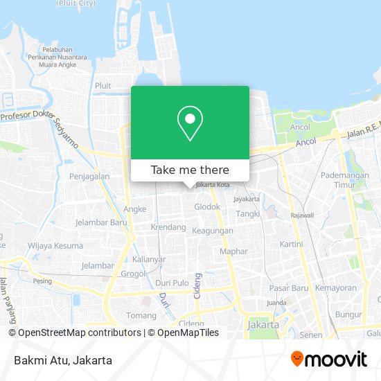 Bakmi Atu map