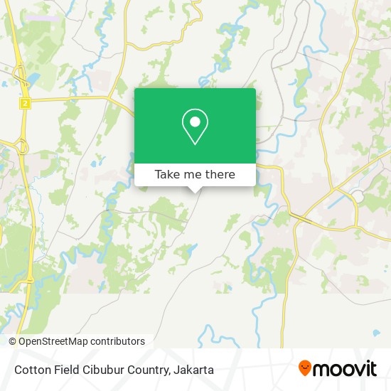 Cotton Field Cibubur Country map