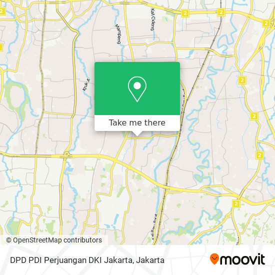 DPD PDI Perjuangan DKI Jakarta map