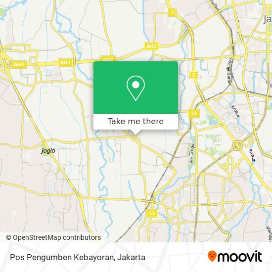 Pos Pengumben Kebayoran map