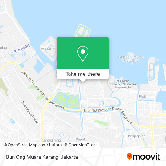 Bun Ong Muara Karang map