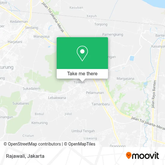 Rajawali map
