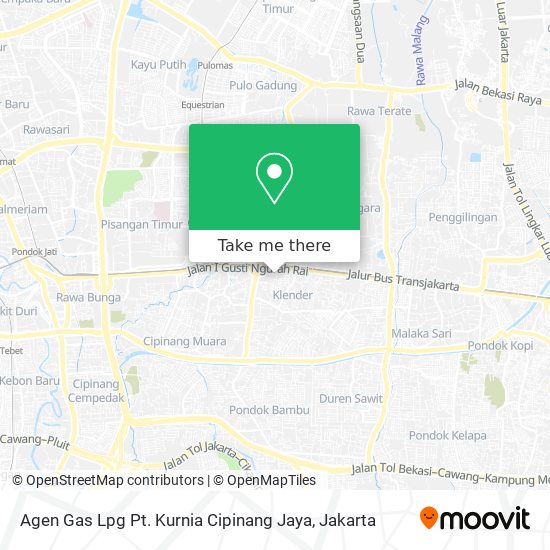 Agen Gas Lpg Pt. Kurnia Cipinang Jaya map