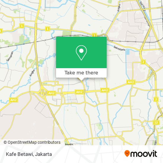 Kafe Betawi map