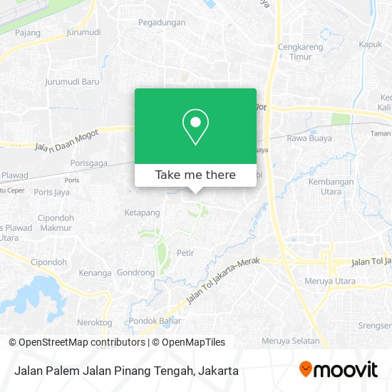 Jalan Palem Jalan Pinang Tengah map