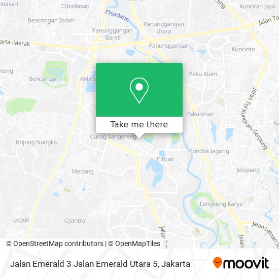 Jalan Emerald 3 Jalan Emerald Utara 5 map