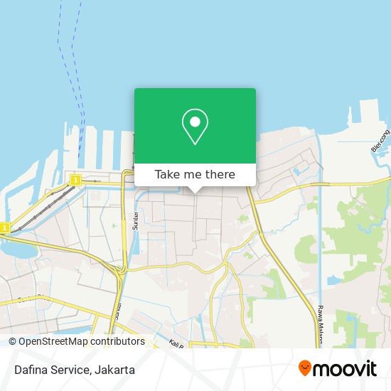 Dafina Service map