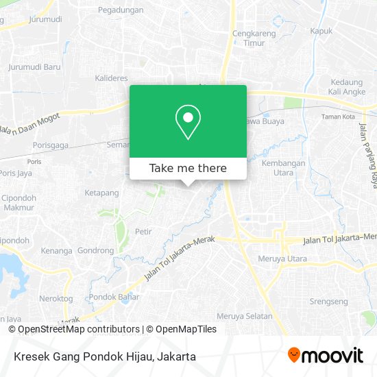 Kresek Gang Pondok Hijau map