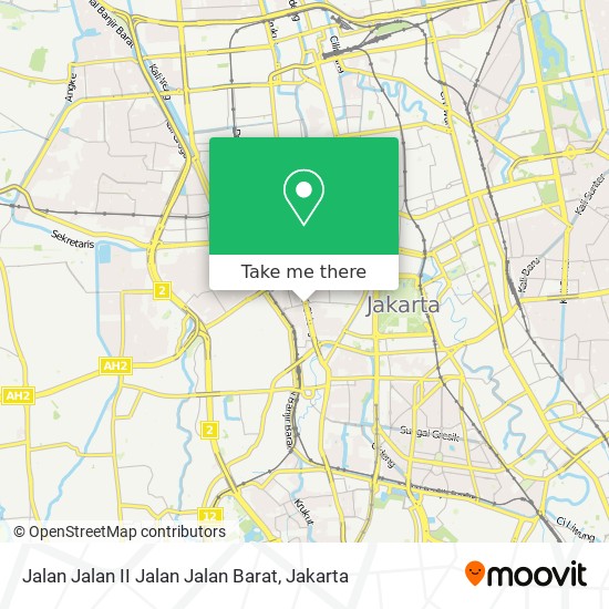 Jalan Jalan II Jalan Jalan Barat map