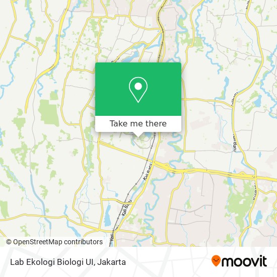 Lab Ekologi Biologi UI map