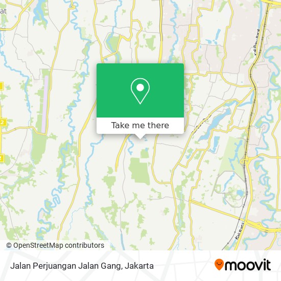 Jalan Perjuangan Jalan Gang map