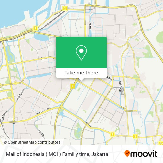 Mall of Indonesia ( MOI ) Familly time map
