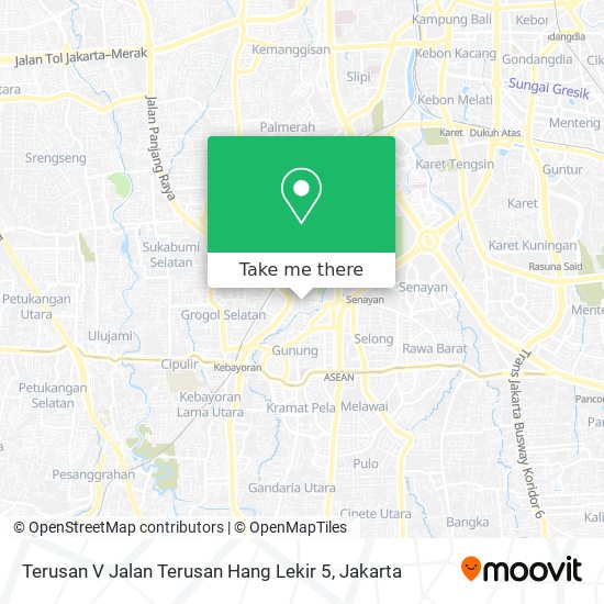 Terusan V Jalan Terusan Hang Lekir 5 map