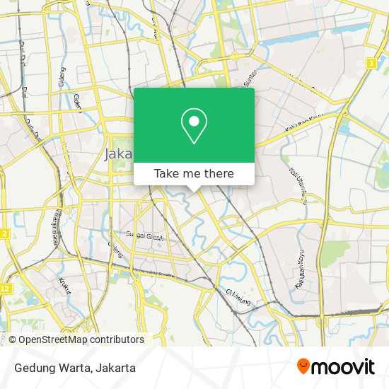 Gedung Warta map