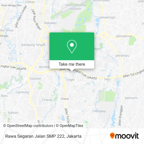 Rawa Segaran Jalan SMP 222 map