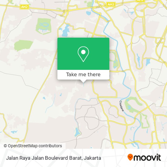 Jalan Raya Jalan Boulevard Barat map