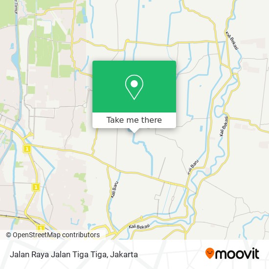 Jalan Raya Jalan Tiga Tiga map