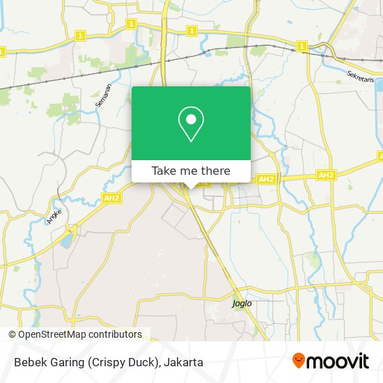 Bebek Garing (Crispy Duck) map