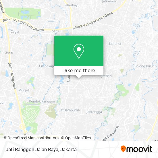 Jati Ranggon Jalan Raya map