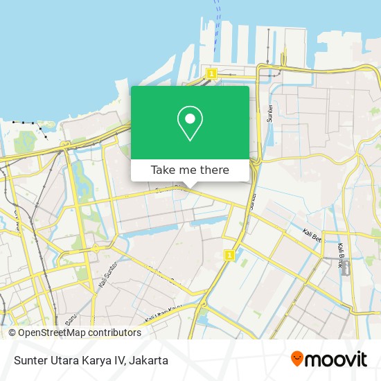 Sunter Utara Karya IV map