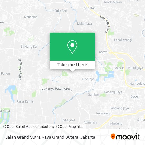 Jalan Grand Sutra Raya Grand Sutera map