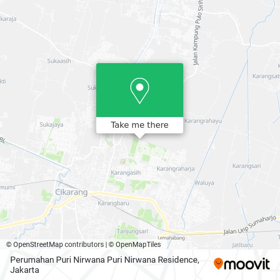 Perumahan Puri Nirwana Puri Nirwana Residence map