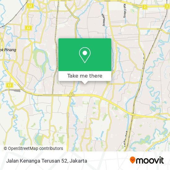 Jalan Kenanga Terusan 52 map