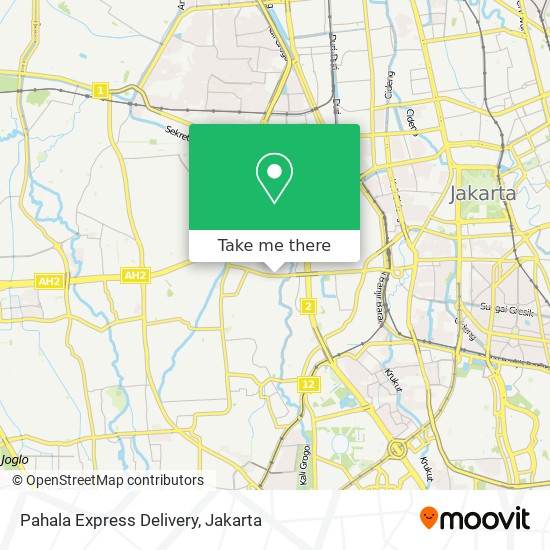 Pahala Express Delivery map