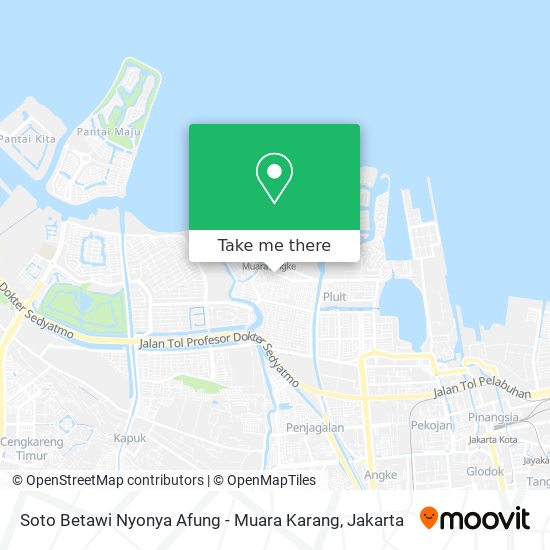 Soto Betawi Nyonya Afung - Muara Karang map