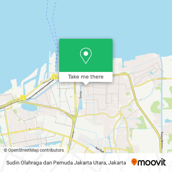 Sudin Olahraga dan Pemuda Jakarta Utara map